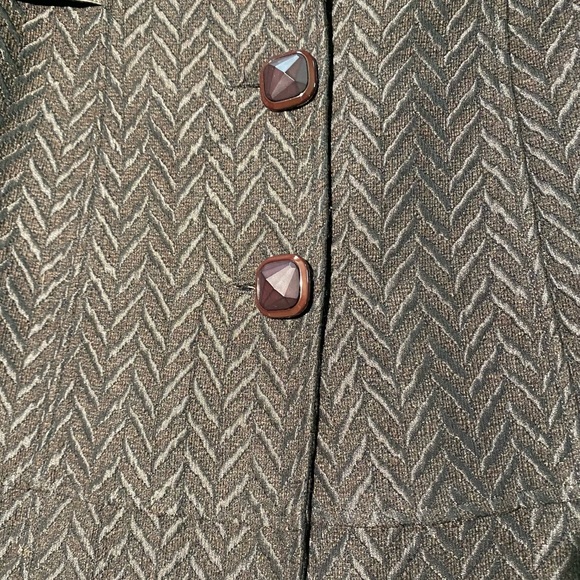 Mackage NWOT chevron belted waist wool coat - Picture 2 of 16